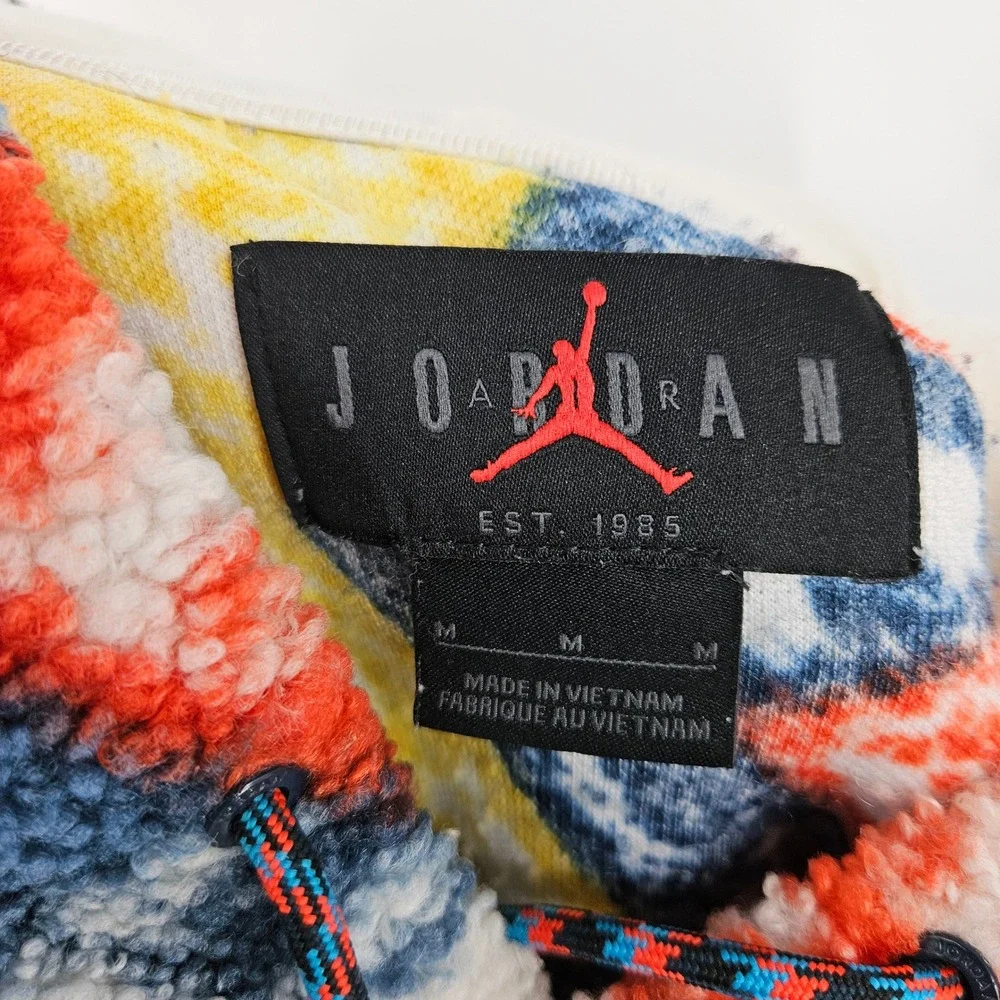 Jordan Essentials Mountainside Hoodie Mens Medium Multicolor Fleece DH1110-133